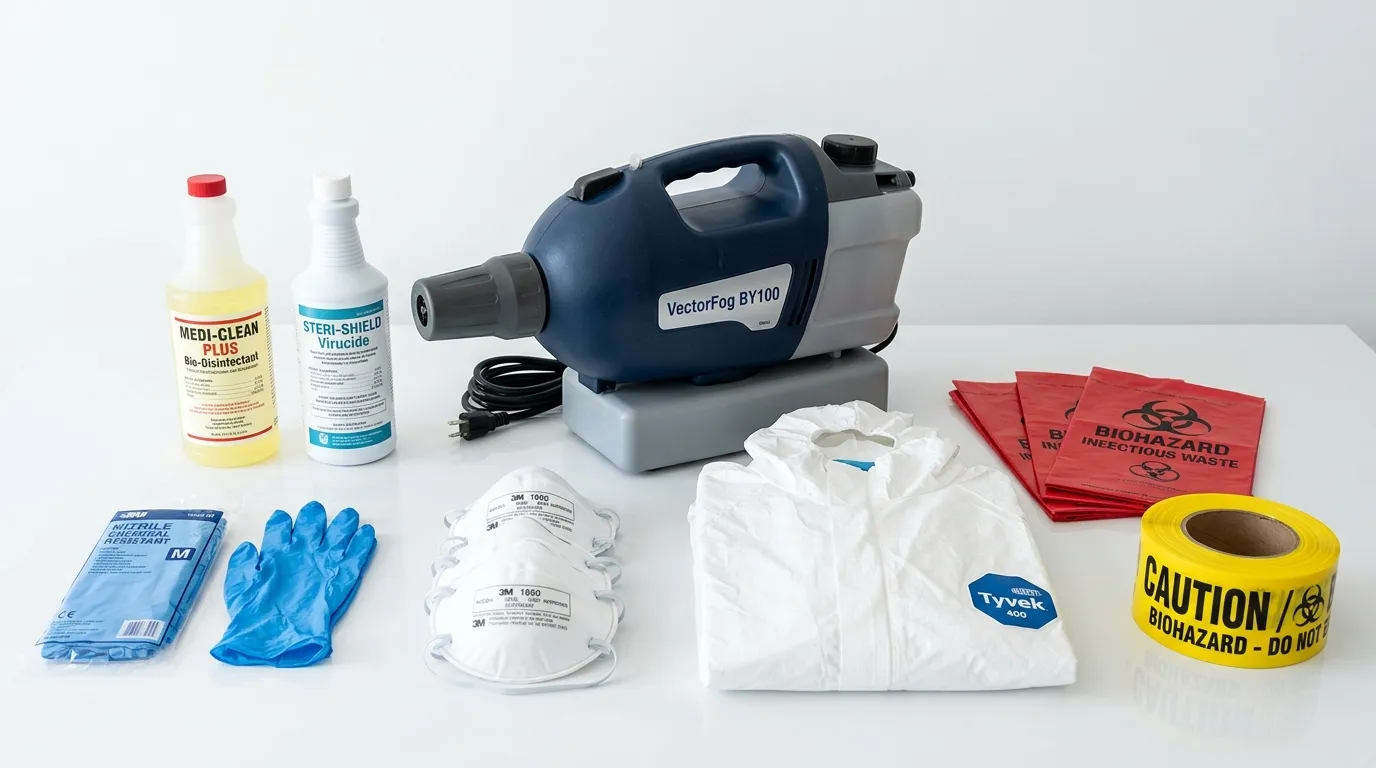 Professional biohazard remediation crew working in Pleasure Ridge Park