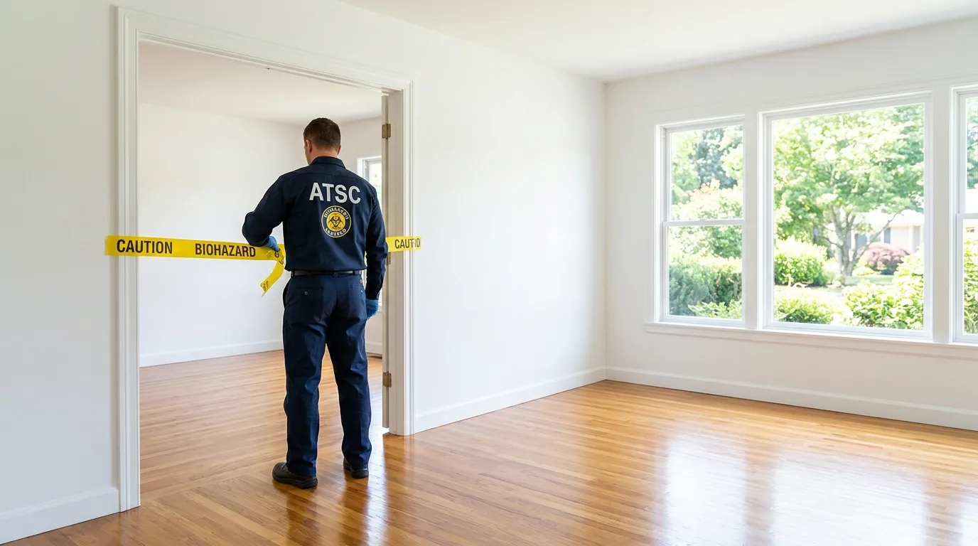 Certified biohazard cleanup crew performing Crime Scene Cleanup in Pleasure Ridge Park