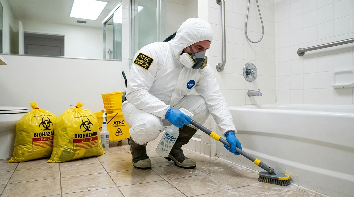 Decontamination equipment deployed for Blood Cleanup in Pleasure Ridge Park